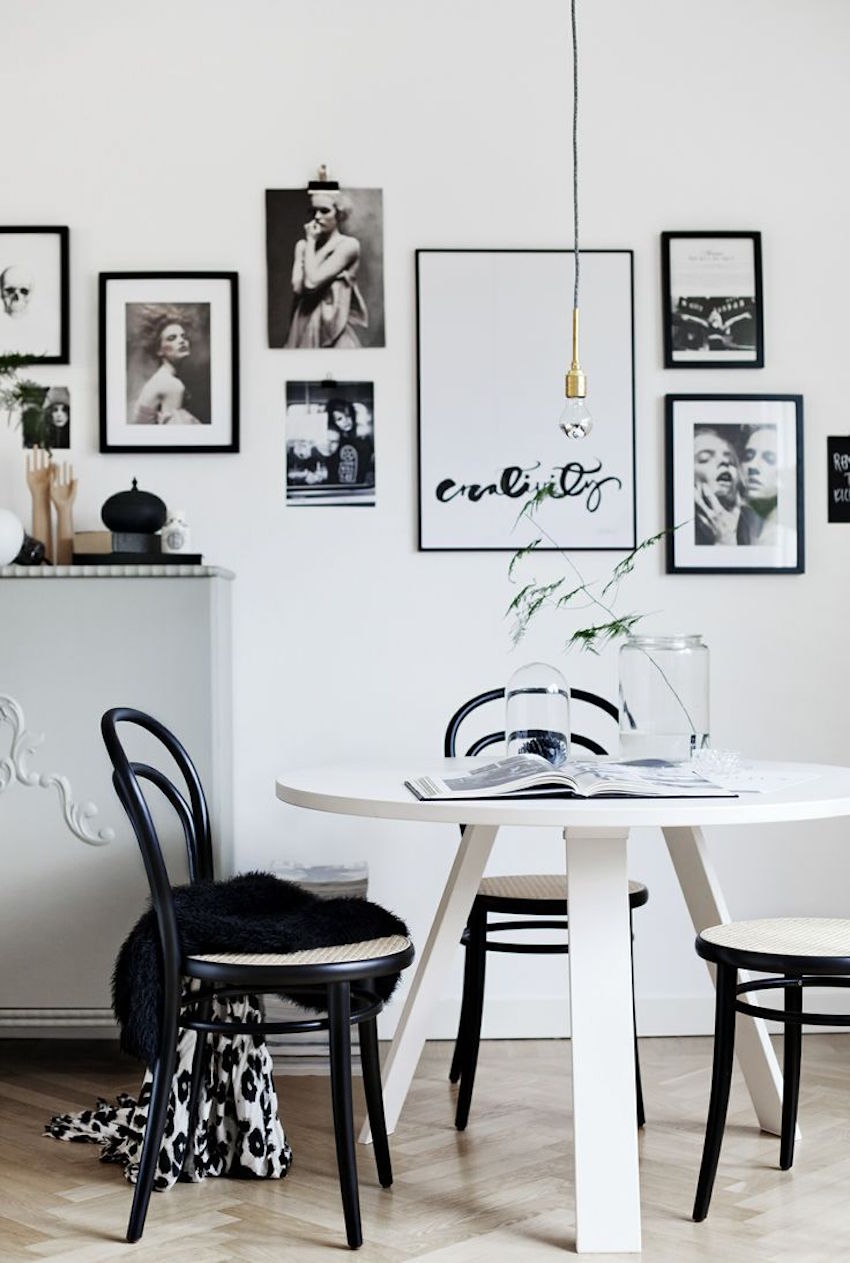 10 Modern Black and White Dining Room Sets That Will Inspire You ➤ Discover the season's newest designs and inspirations. Visit us at www.moderndiningtables.net #diningtables #homedecorideas #diningroomideas @ModDiningTables