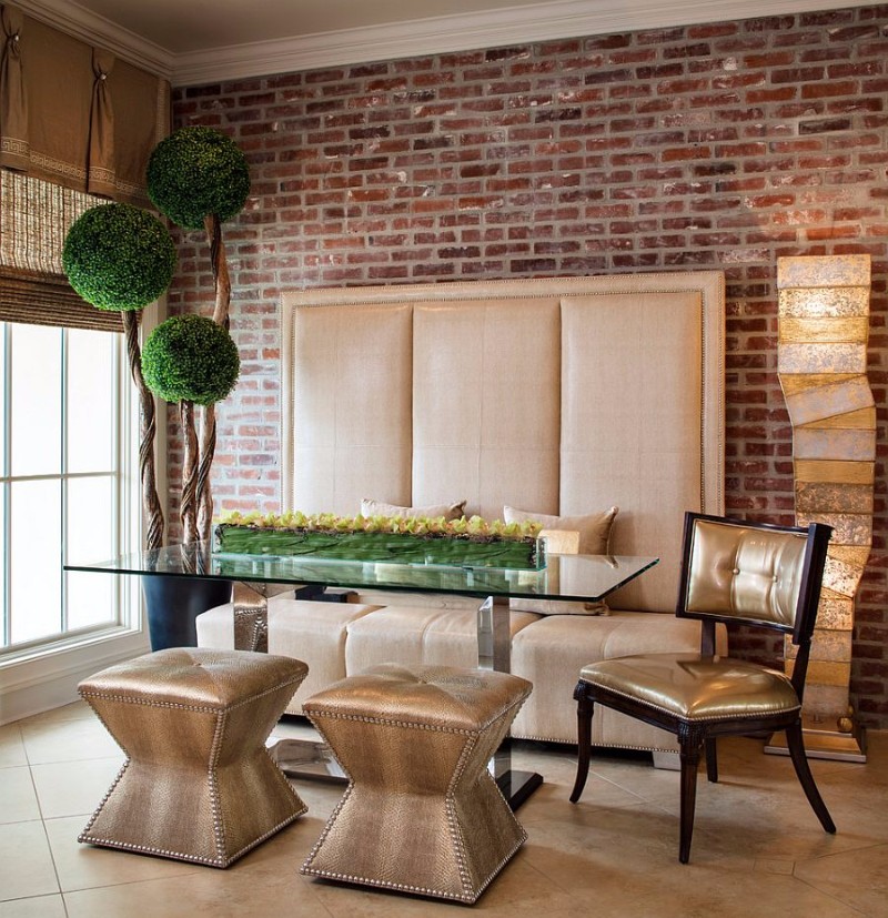 exquisite-contemporary-dining-room-dazzles-with-custom-banquette-decor-and-a-pinch-of-greenery