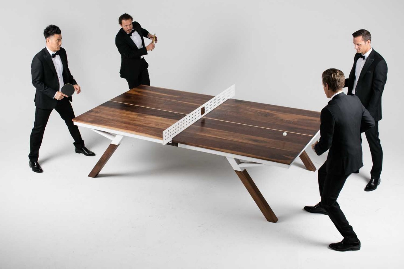 You Can Play Ping Pong In This Modern Dining Table