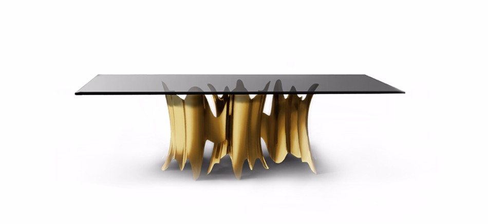 Get Inspired With These Luxury Dining Tables | www.bocadolobo.com #diningtable #moderndiningtable #diningroom #luxurybrands #luxury #thediningroom #roomdesign #minotti #busnelli #brabbu #fendi #fendicasa @moderndiningtables