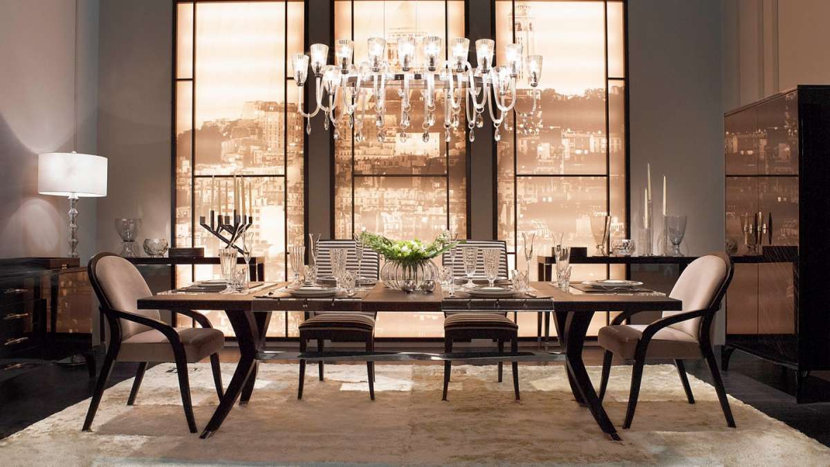 dining tables, modern chairs