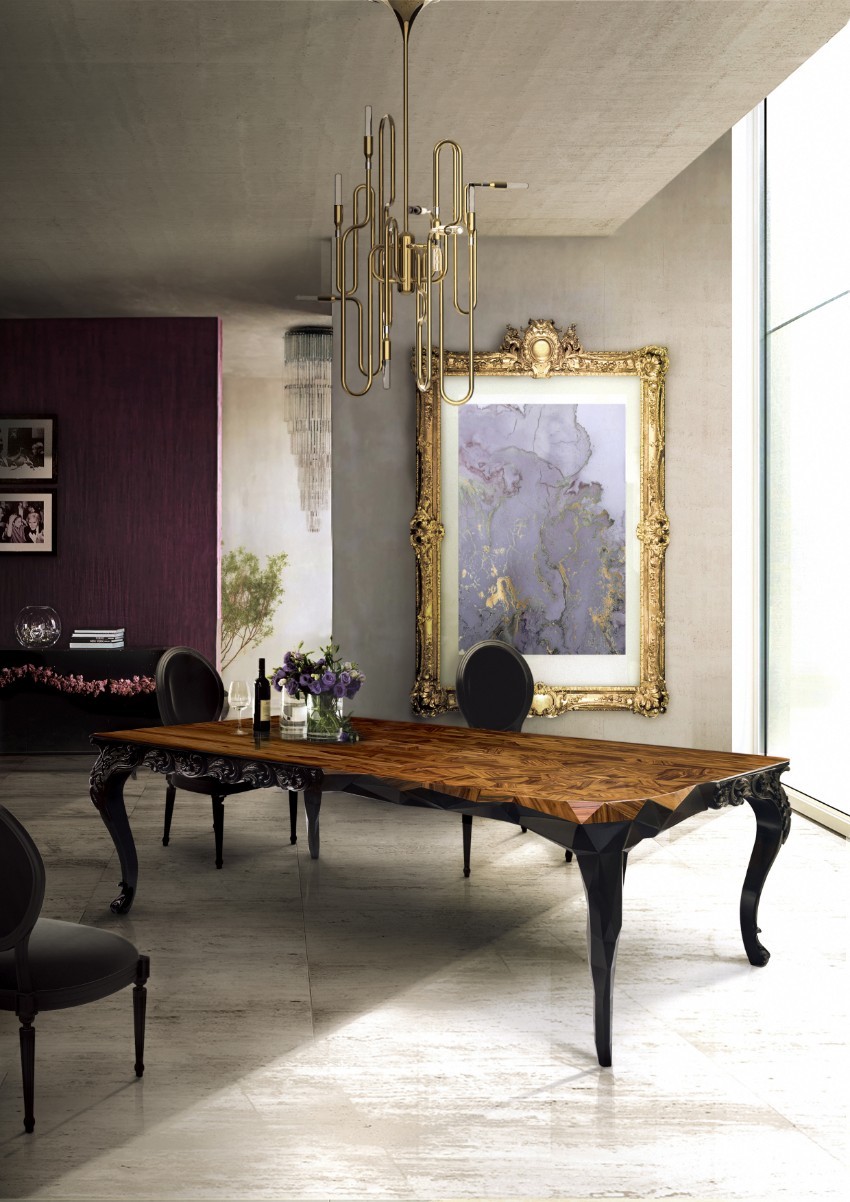 modern dining table