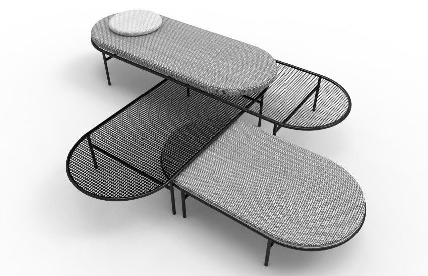 Avant-Garde Outdoor Seating and Dining Table by Marc Thorpe for Moroso