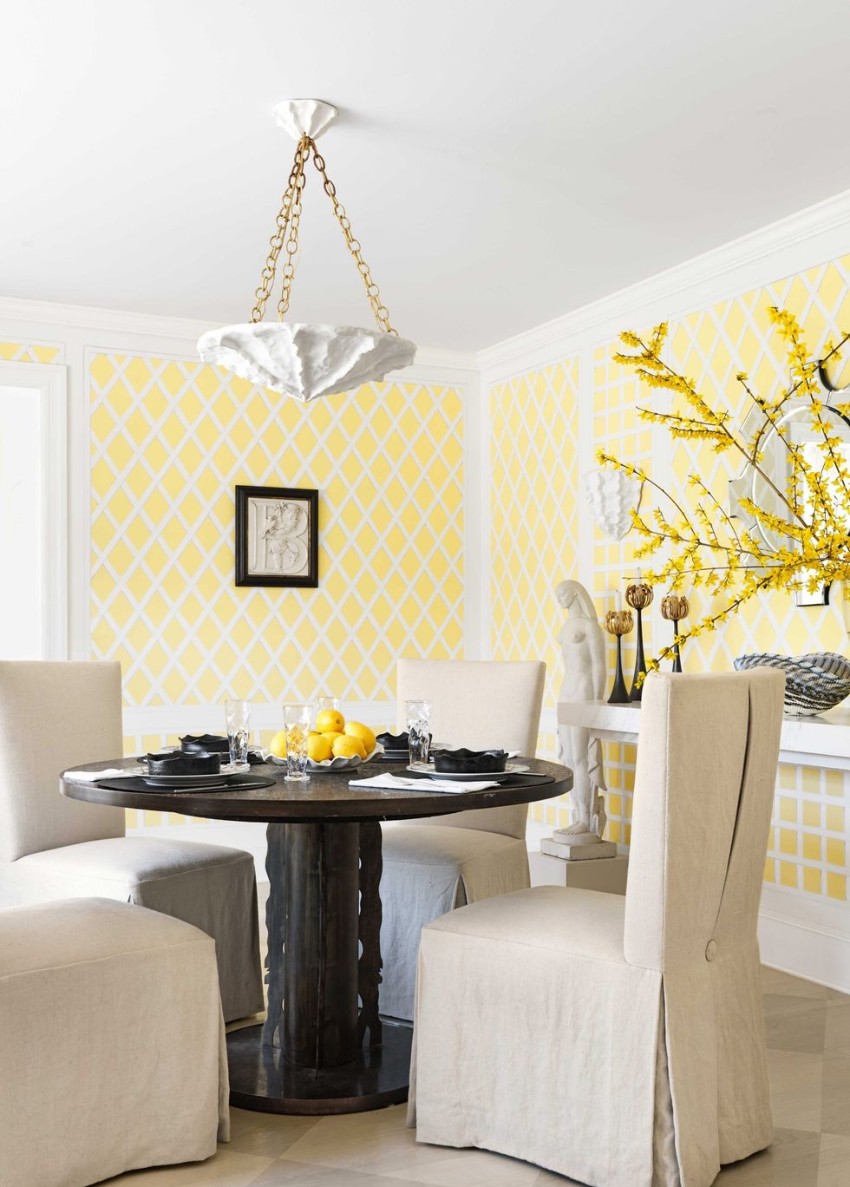 Warm Up the House With This Colorful Dining Rooms