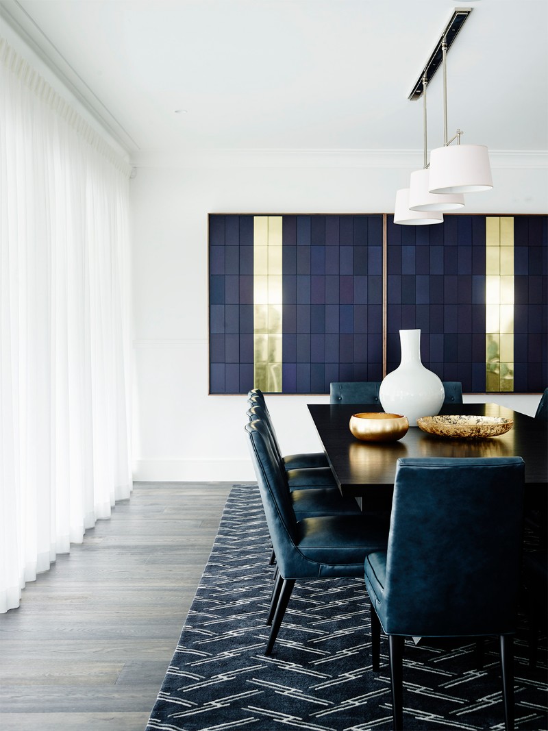 What's Hot On Pinterest: Astonishing Blue Dining Rooms
