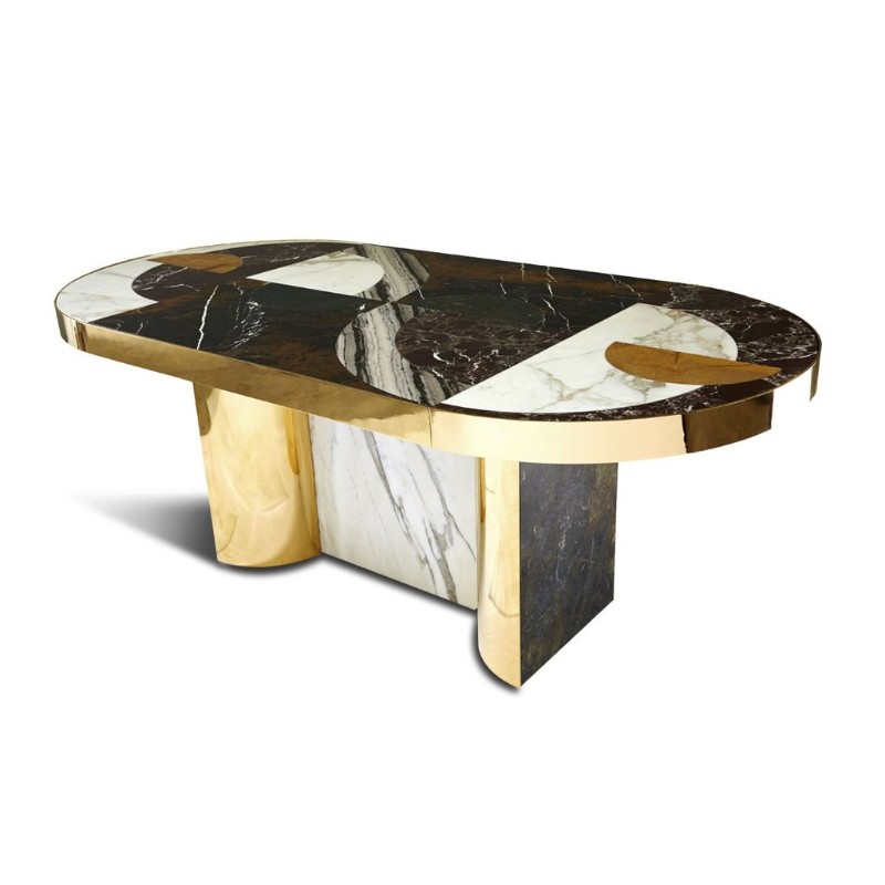 Half Moon Dining Table: An Iconic Piece By Lara Bohinc