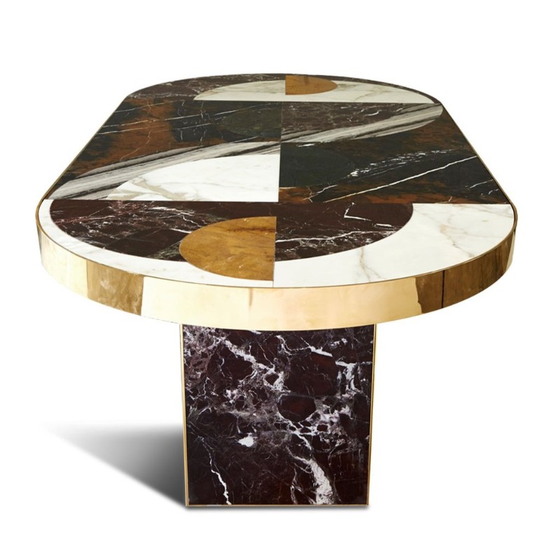 Half Moon Dining Table: An Iconic Piece By Lara Bohinc