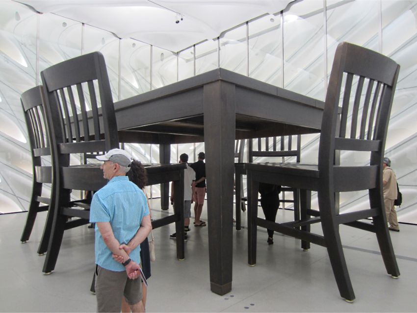 Under the Table: A Dining Experience by Robert Therrien