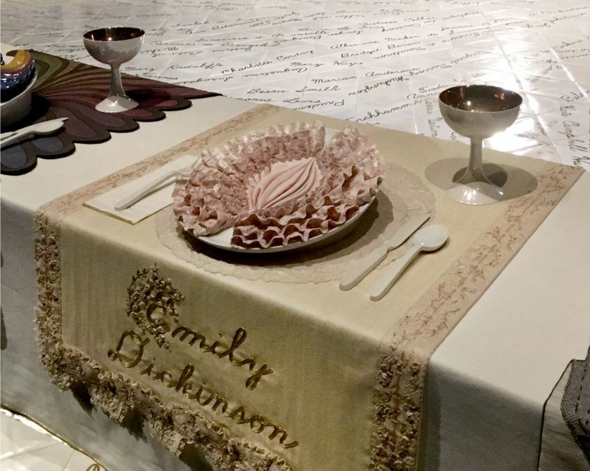 The Dinner Party by Judy Chicago at Brooklyn Museum