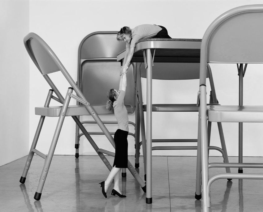 Under the Table: A Dining Experience by Robert Therrien