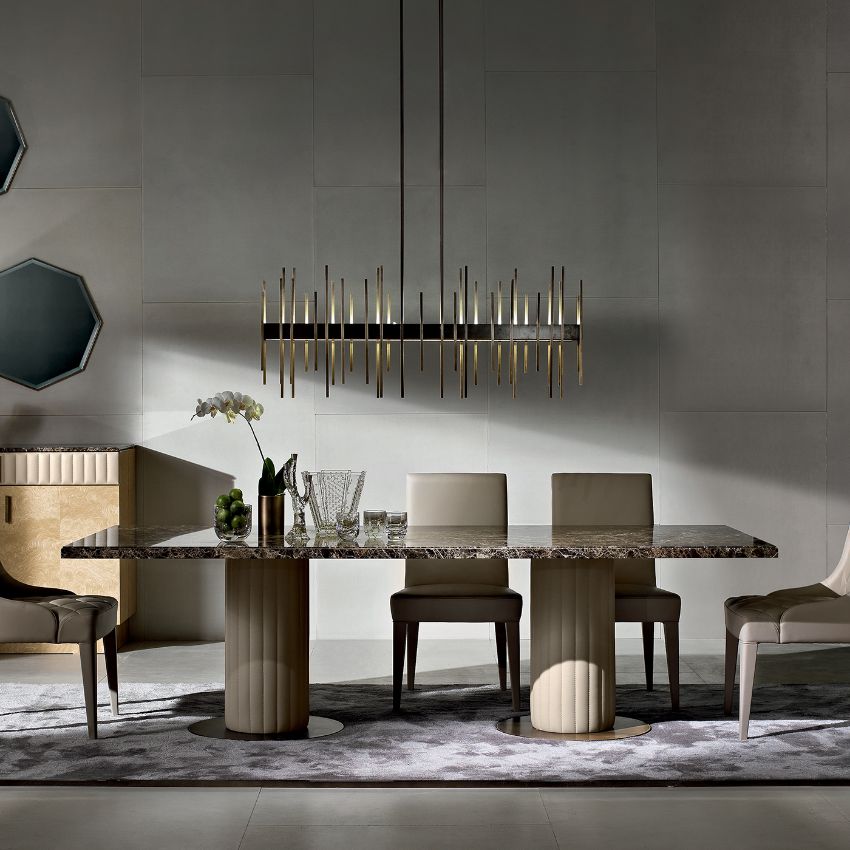 5 Exclusive Marble Dining Tables Designed by Italian Designers